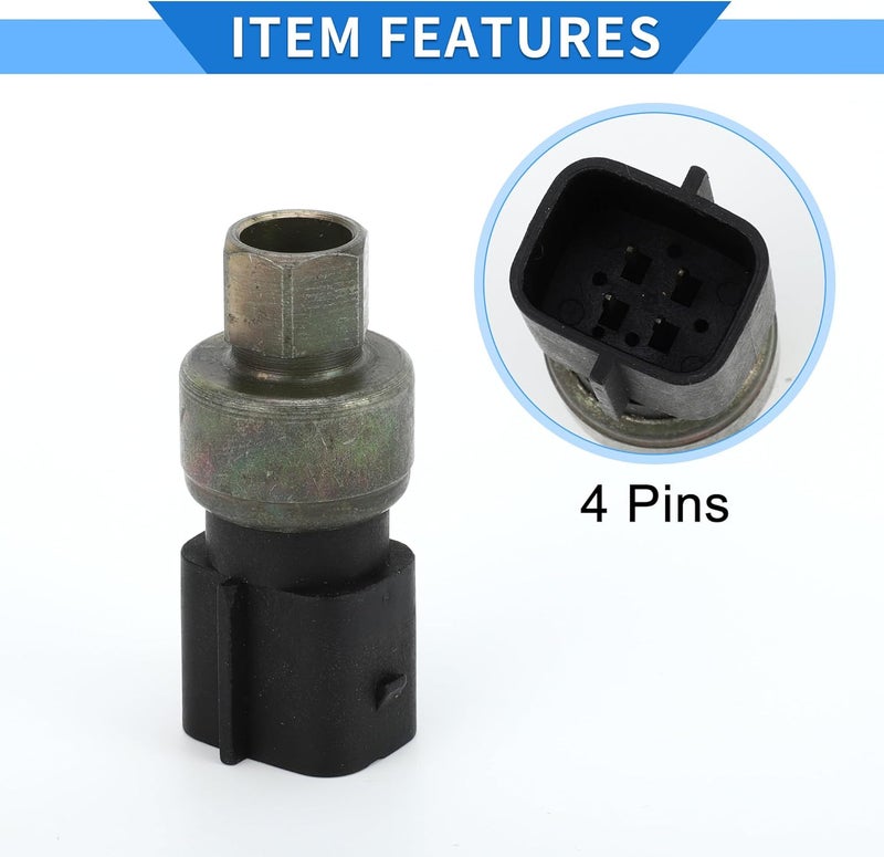 VekAuto 1 Pc A/C Pressure Switch Sensor for Ford E450 Escape for Mustang Taurus Engine Air Conditioning Refrigerant Pressure Transducer - Image 3